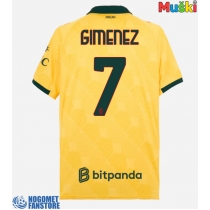 AC Milan Santiago Gimenez #7 Rezervni Dres 2025-26 Kratak Rukav